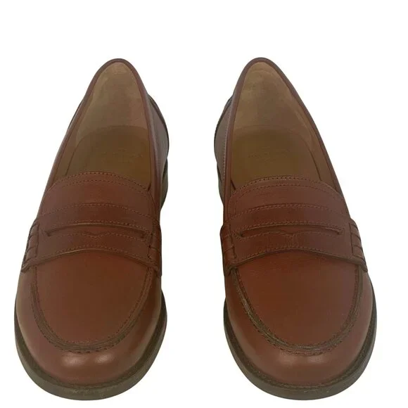 New Sézane André Mocassins Loafers Naturel Heritage Brown Leather  EU 38 / US 7 - Picture 5 of 10